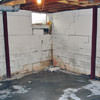 Rusted, corroded i-beams found with a failing foundation in a Plymouth home.