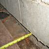 Foundation wall separating from the floor in Columbia City home