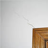 wall cracks along a doorway in a Hobart home.
