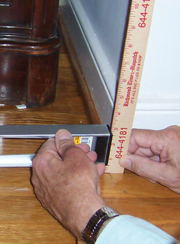 sinking, uneven floors above a sagging crawl space in Angola