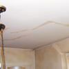 Drywall cracks in Elkhart that were poorly patched and repaired.