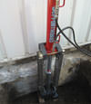 Fort Wayne foundation with settlement issues being lifted by push piers that were installed by our contractors